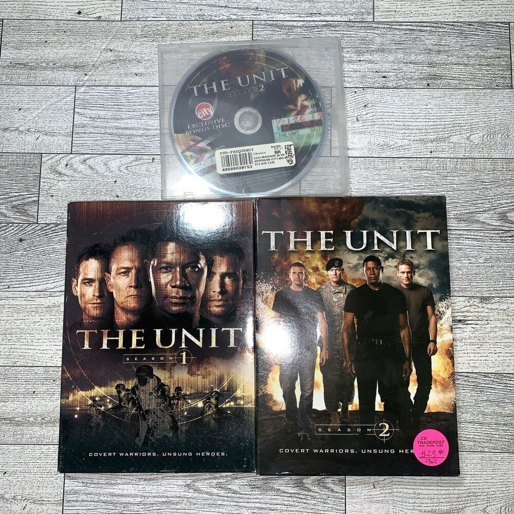 Lot of 3 The Unit DVDs Complete Seasons One & Two + Exclusive Bonus Disc